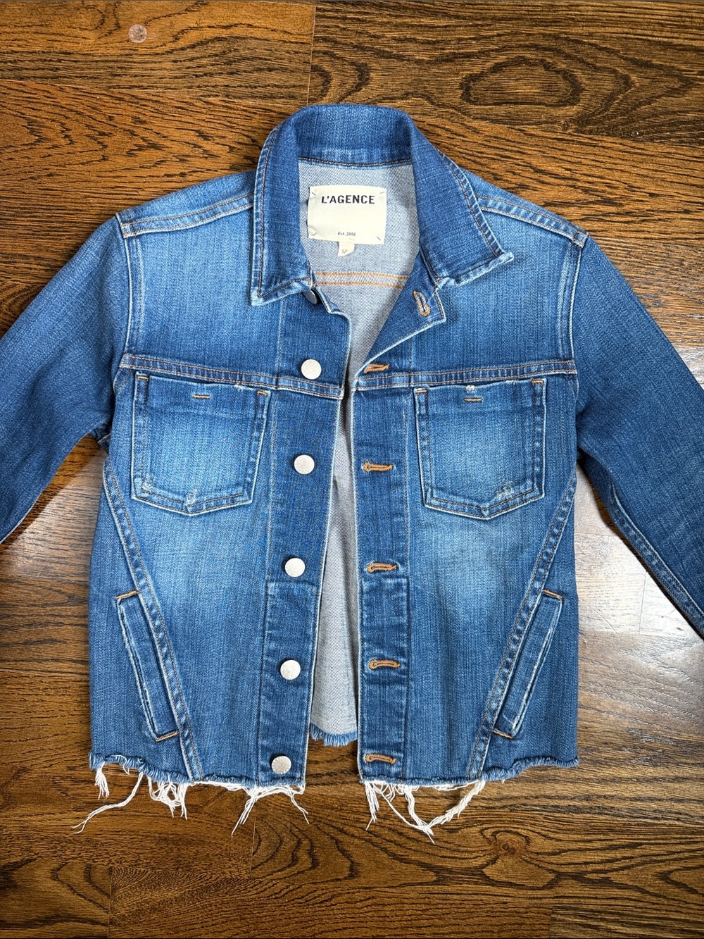 L’Agence Denim Jacket/Top Size Small